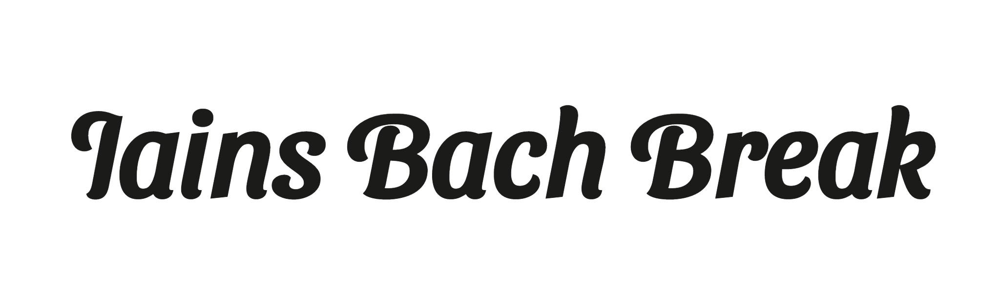 Iains Bach Break